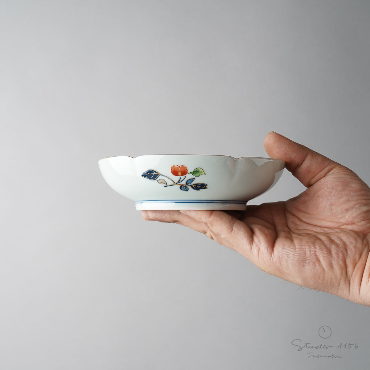 有田焼 極錦金彩 古伊万里様式 銘々皿 15cm Kisen Studio1156