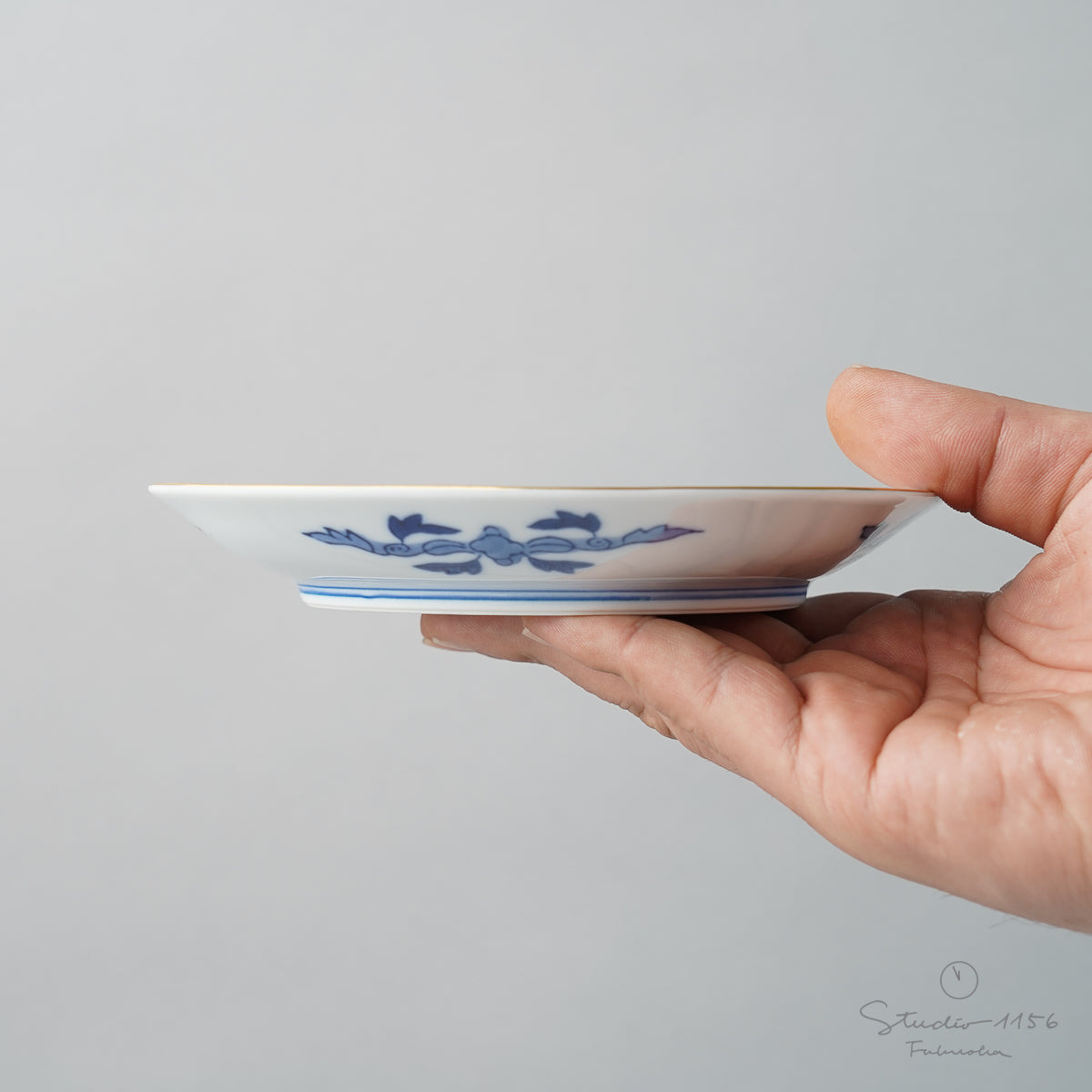 有田焼 春秋紋 銘々皿 15cm Kisen Studio1156