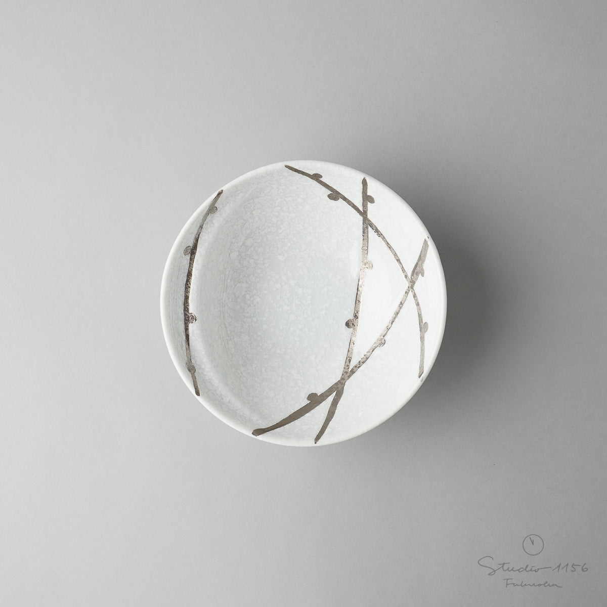 有田焼 Cacomi 鍋取り鉢 13.5cm (Pattern) 樹氷 Kisen Studio1156