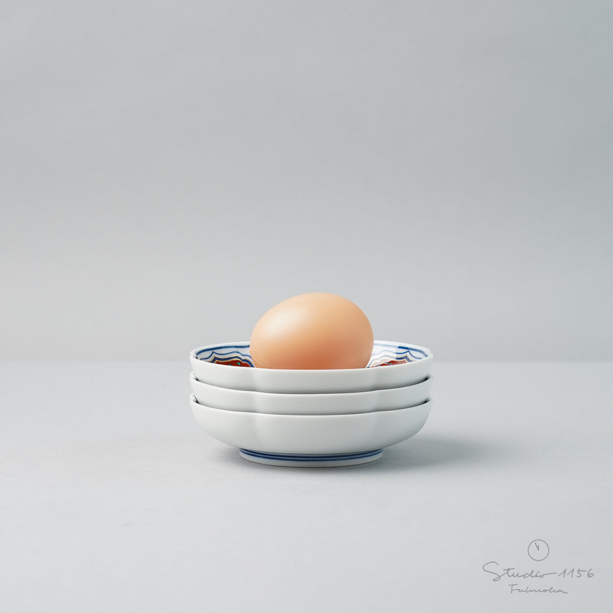 有田焼 草花果実紋 小皿 10.5cm Kisen Studio1156