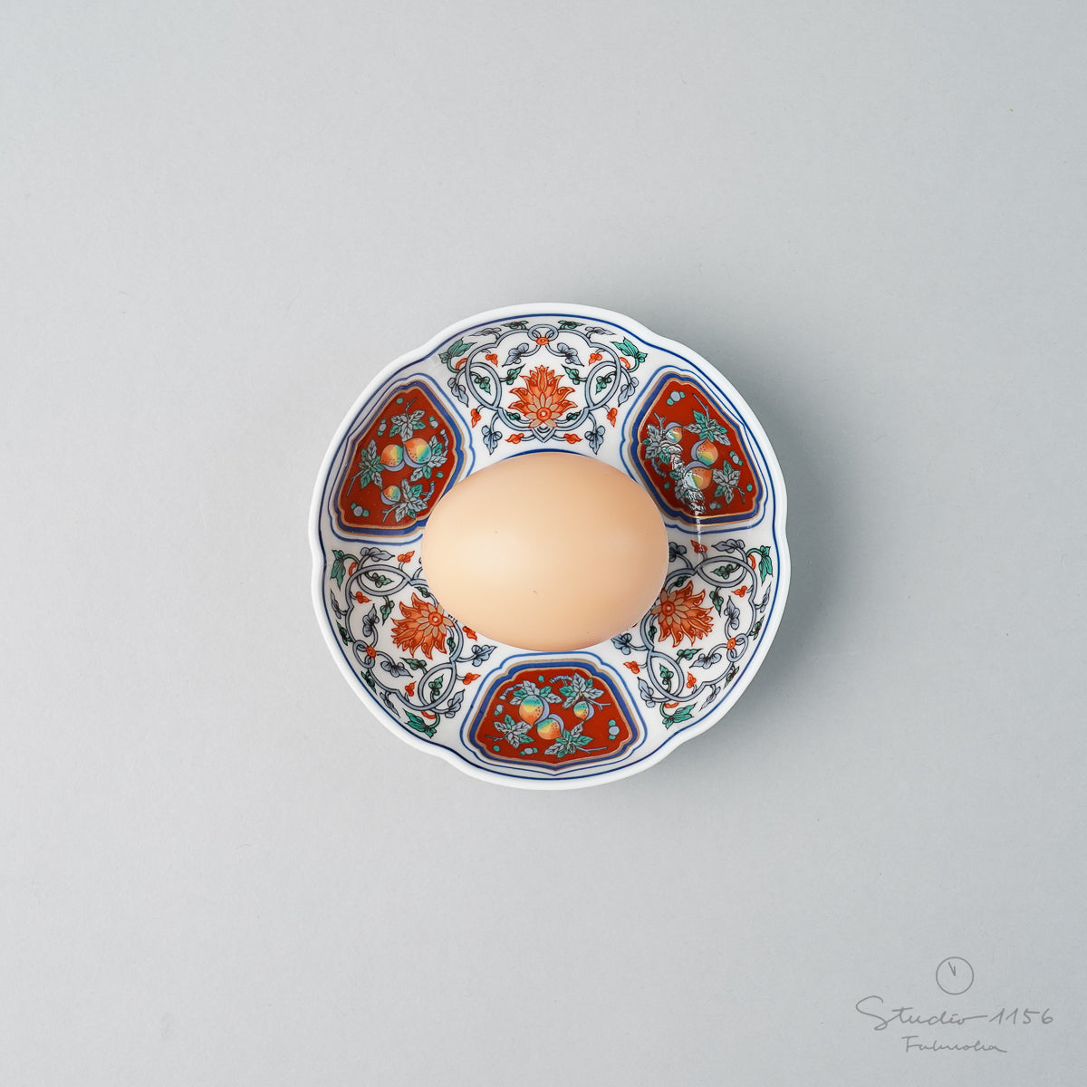 有田焼 草花果実紋 小皿 10.5cm Kisen Studio1156