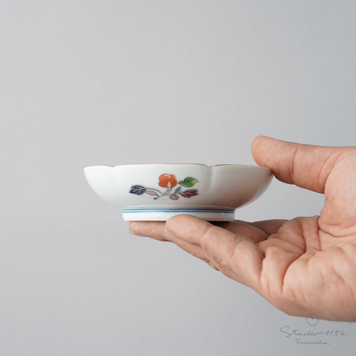 有田焼 極錦彩 古伊万様式 小皿 10cm Kisen Studio1156