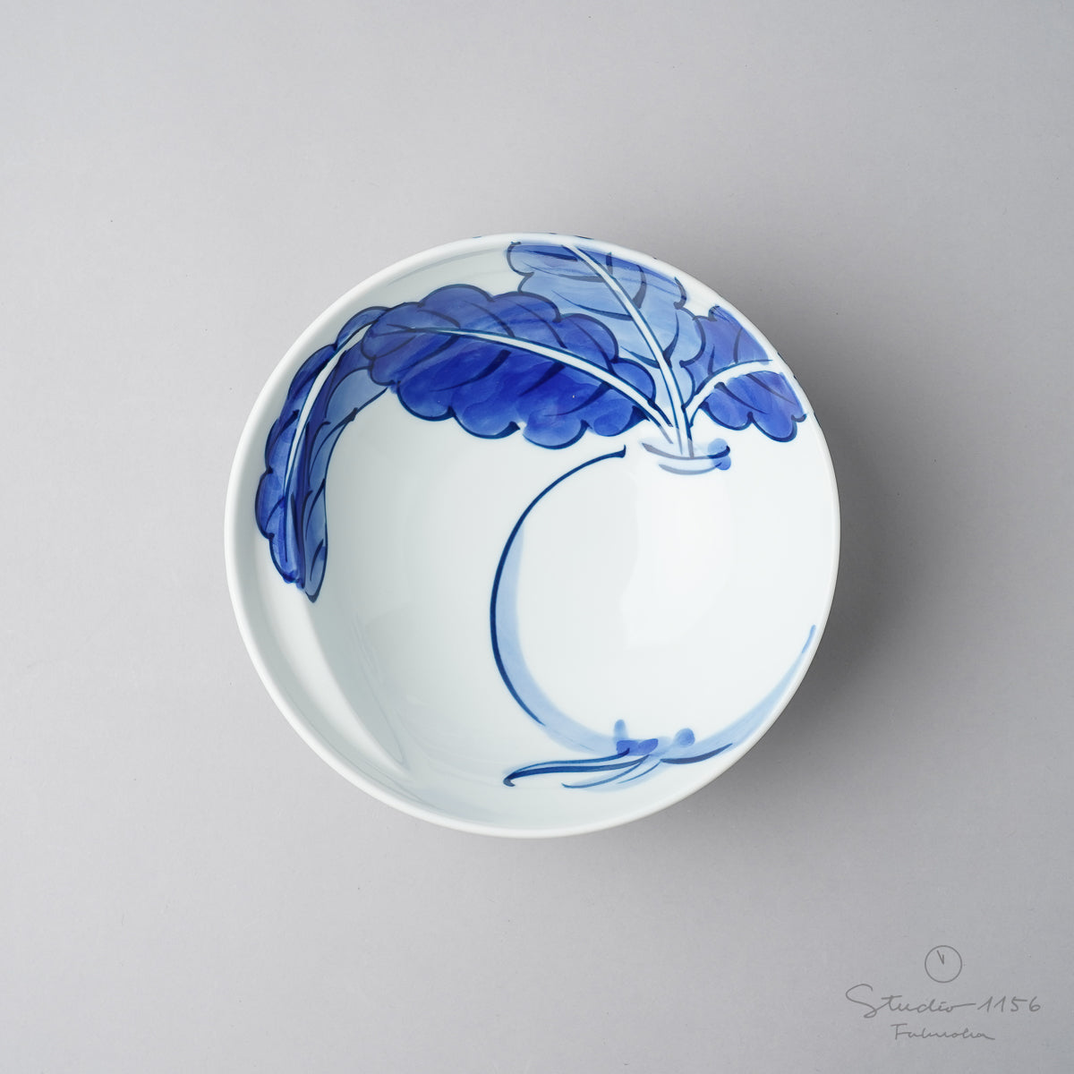 有田焼 Cacomi 鍋取り鉢 16cm (大きめ) かぶら Kisen Studio1156