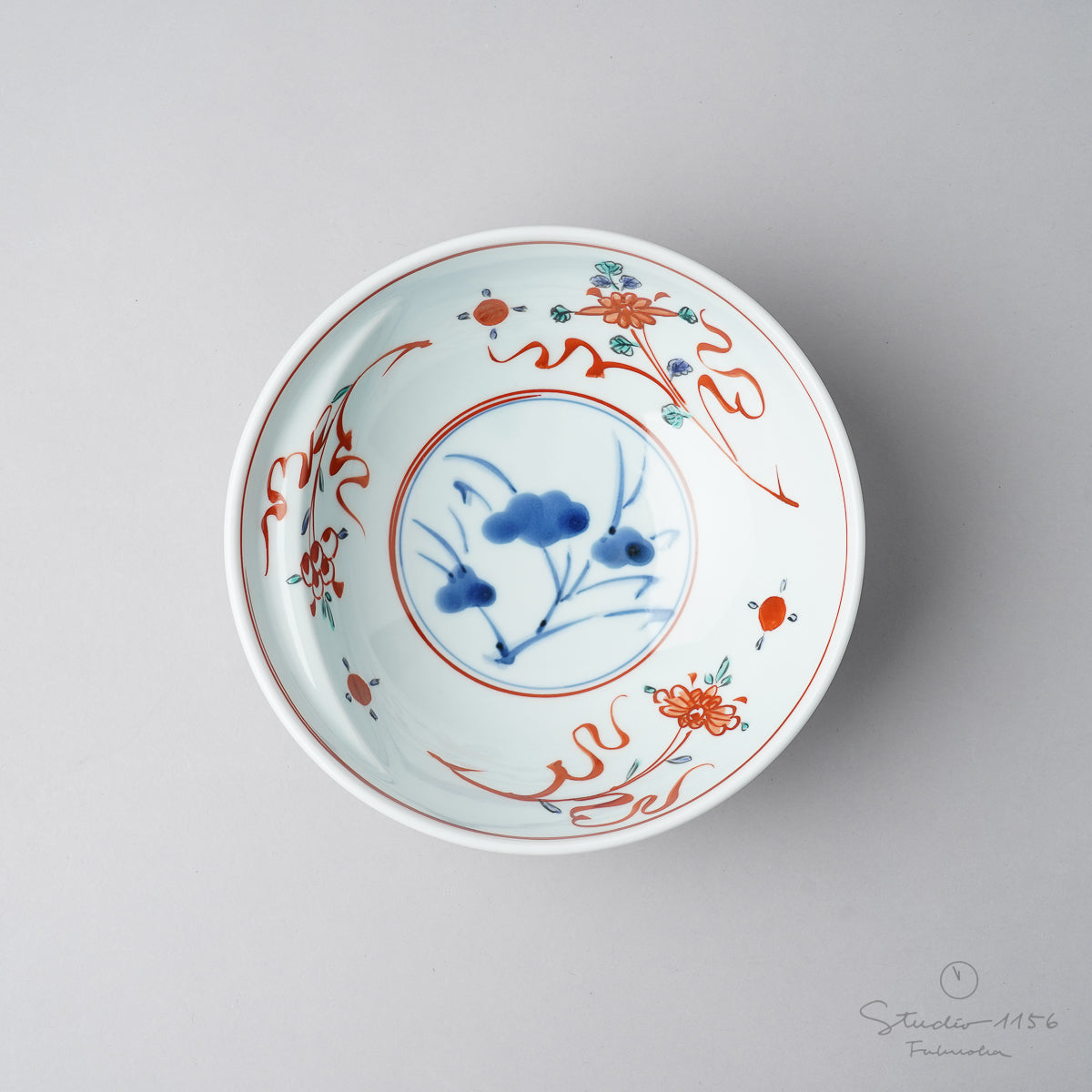 有田焼 Cacomi 鍋取り鉢 16cm (大きめ) 万暦 Kisen Studio1156