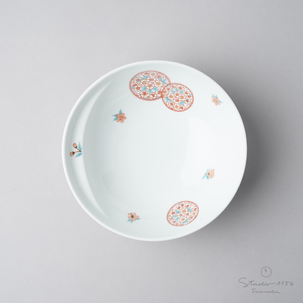 有田焼 Cacomi 鍋取り鉢 16cm (大きめ) 花だより Kisen Studio1156