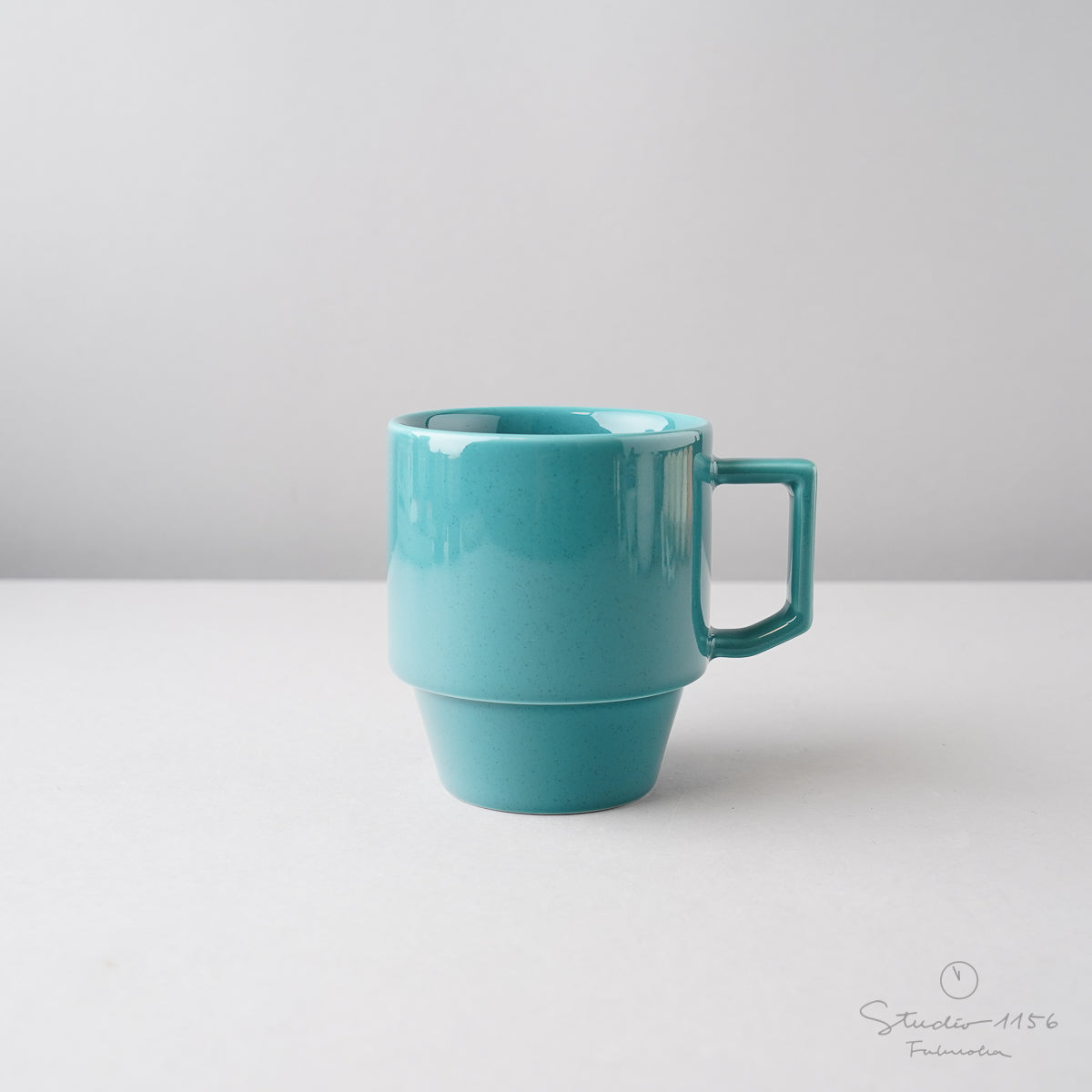 波佐見焼 HASAMI SEASON 01 ブロックマグ ビッグ 8.5cm/330ml グリーン Maruhiro Studio1156