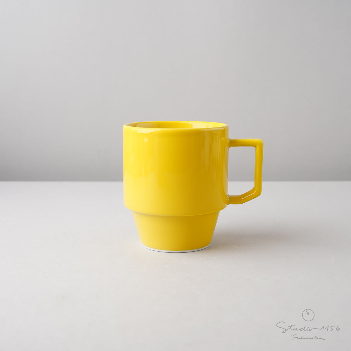 波佐見焼 HASAMI SEASON 01 ブロックマグ ビッグ 8.5cm/330ml マスタード Maruhiro Studio1156