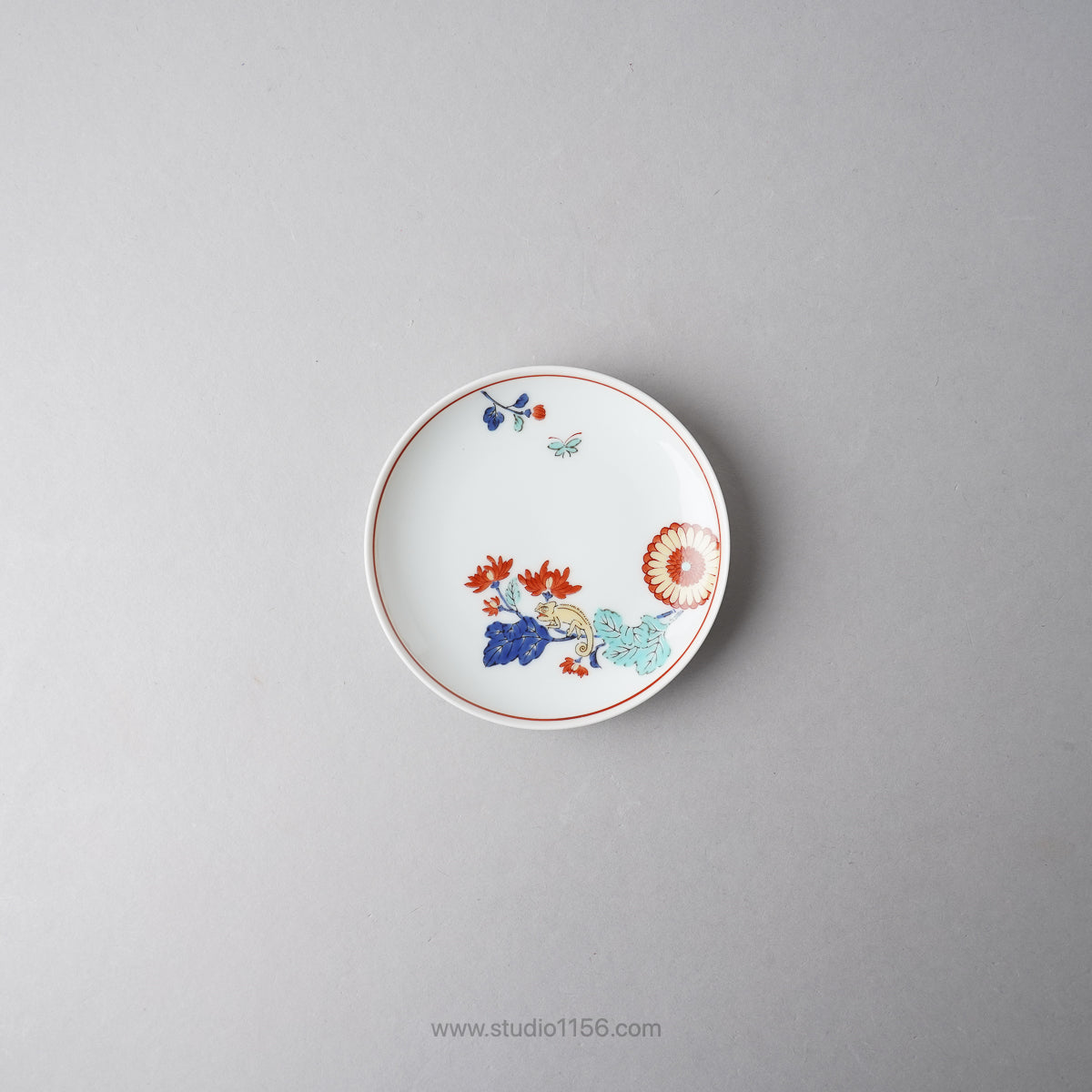 波佐見焼 BARBAR 色絵 小皿 10.5cm Maruhiro Studio1156