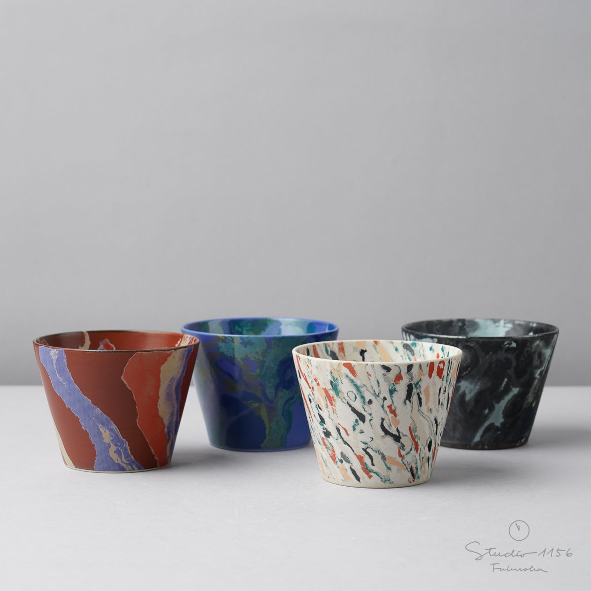 波佐見焼 BARBAR 蕎麦猪口大事典 HEAVEN & EARTH そばちょこ 170ml Maruhiro Studio1156