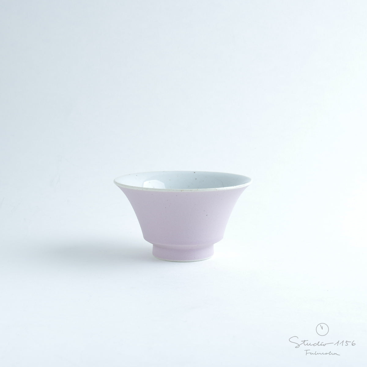 波佐見焼 JIYUシリーズ お茶碗(S) 10.5cm 薄藤(うすふじ) nucca Studio1156