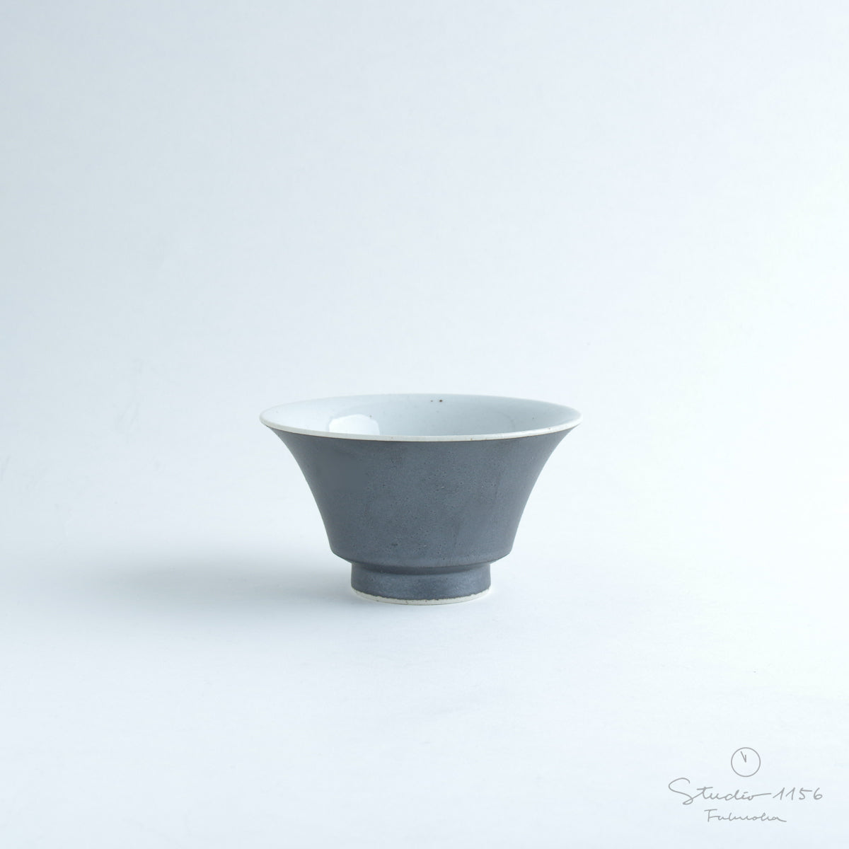 波佐見焼 JIYUシリーズ お茶碗(S) 10.5cm 濡羽(ぬれば) nucca Studio1156