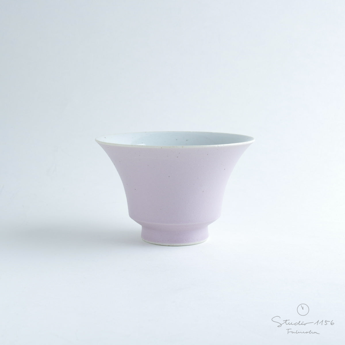 波佐見焼 JIYUシリーズ お茶碗(L) 13cm 薄藤(うすふじ) nucca Studio1156