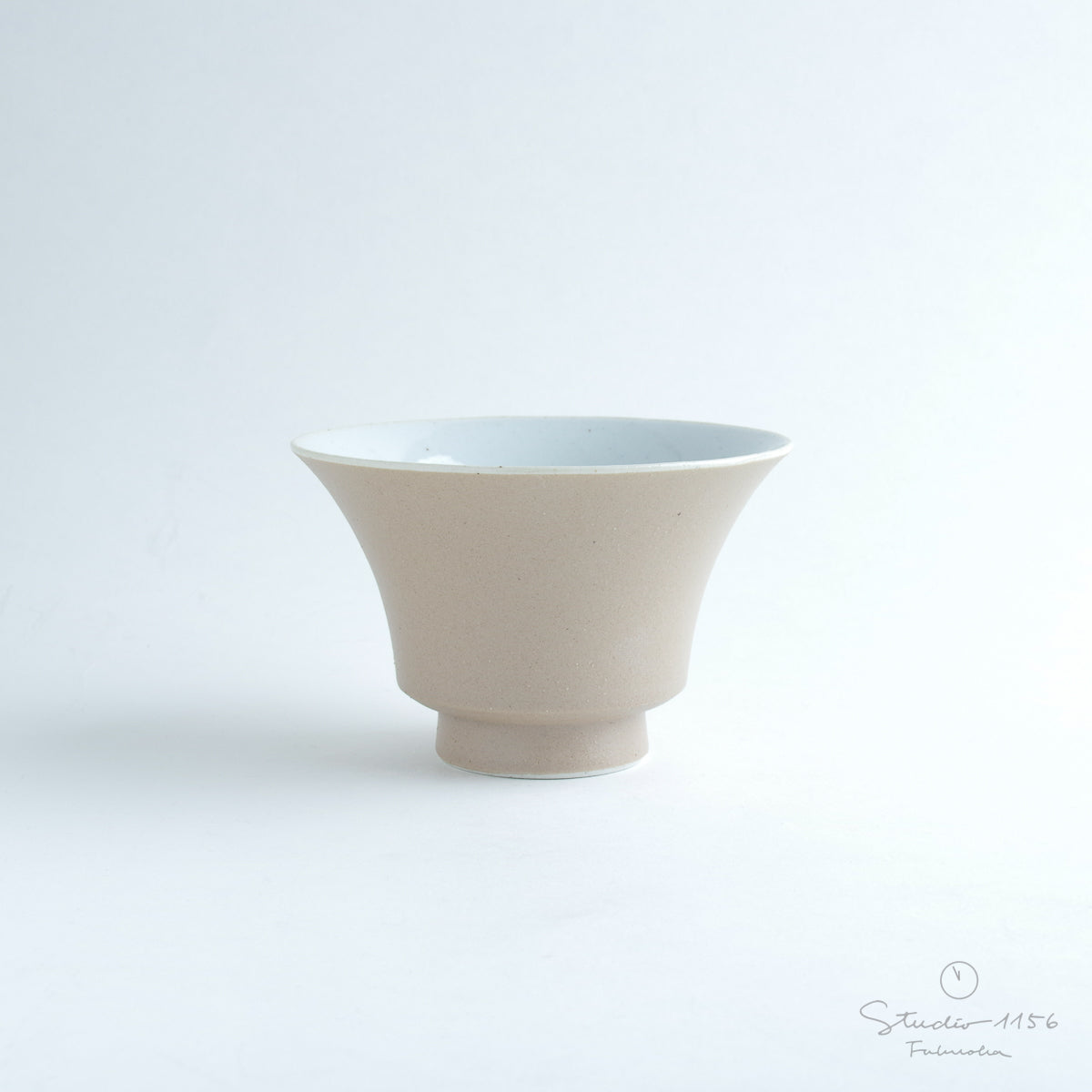 波佐見焼 JIYUシリーズ お茶碗(L) 13cm 亜麻(あま) nucca Studio1156