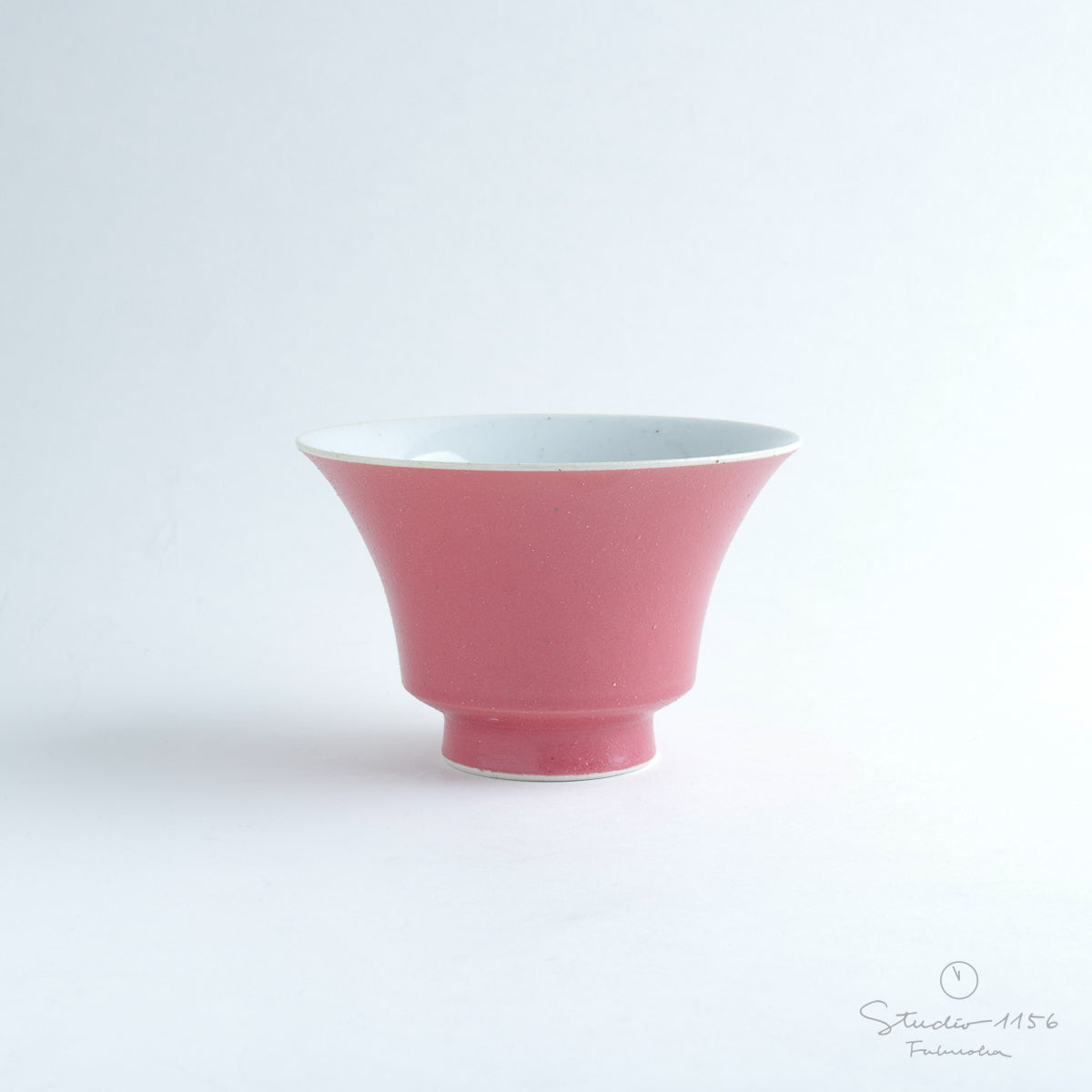 波佐見焼 JIYUシリーズ お茶碗(L) 13cm 朱(しゅ) nucca Studio1156