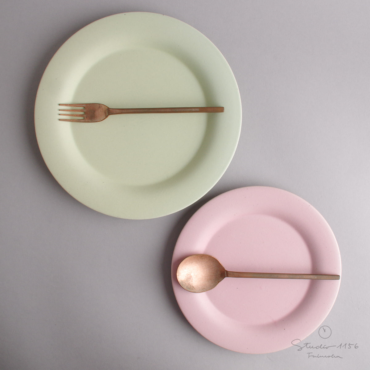 波佐見焼 JIYUシリーズ リムプレート(L) 23cm nucca Studio1156