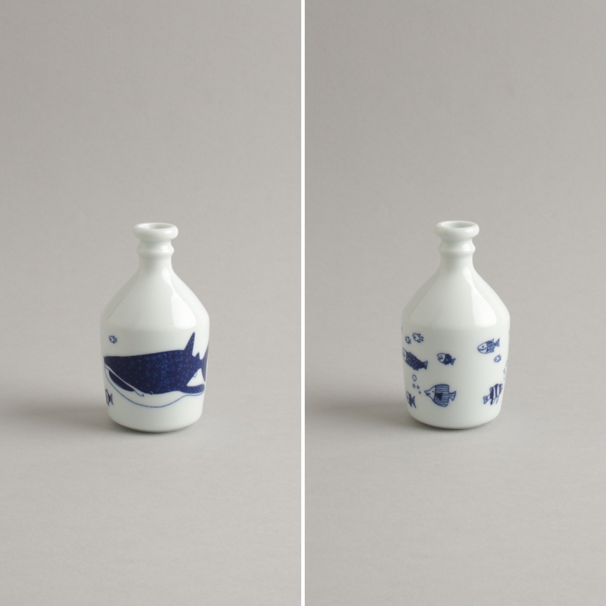 波佐見焼 cocomarine ミニコンプラ瓶 5.5cm/100ml 大型生物 natural69 Studio1156