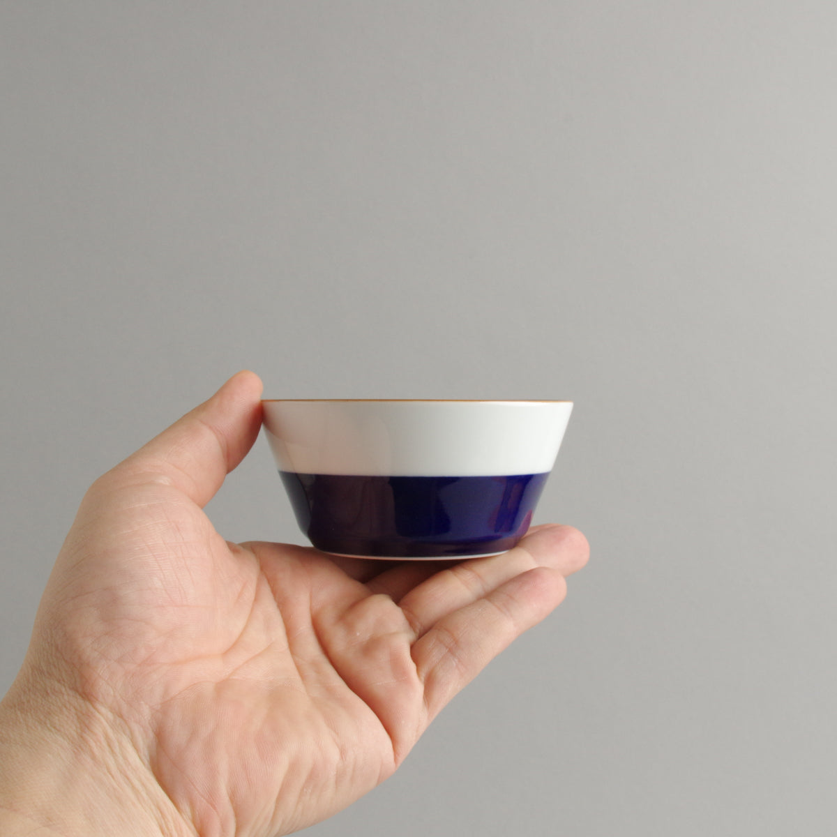 波佐見焼 ボーダーボーダー ボウルM 9.5cm natural69 Studio1156