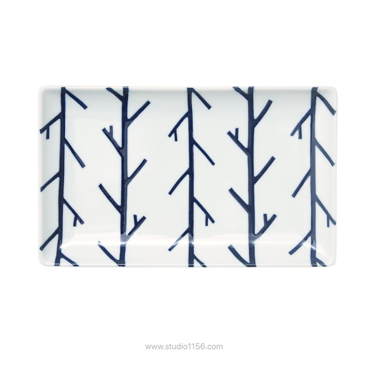 波佐見焼 Swatch 長角プレート皿 23.5cm ウッディ natural69 Studio1156