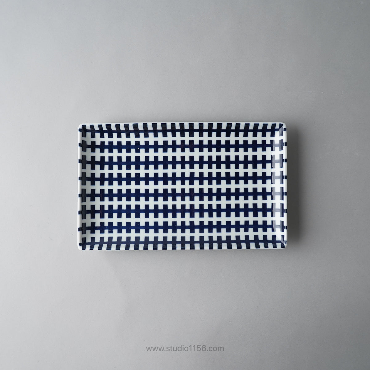 波佐見焼 Swatch 長角プレート皿 23.5cm ジップ natural69 Studio1156