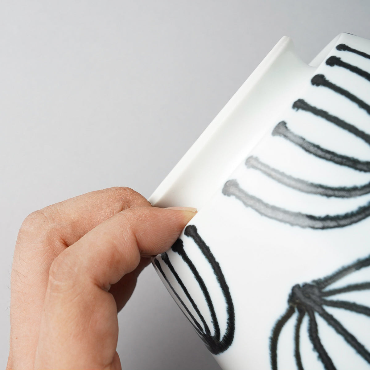 波佐見焼 スチールラインシリーズ 丼 15cm natural69 Studio1156