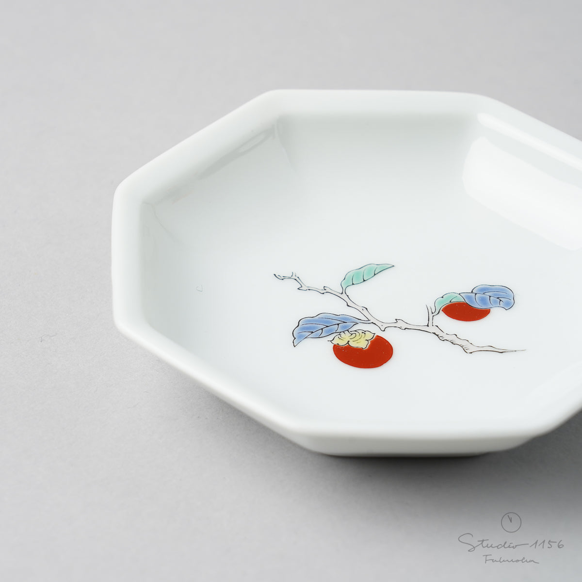 有田焼 柿右エ門写 八角小皿 10cm Ojiyama Studio1156