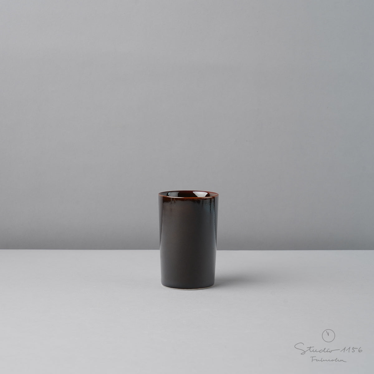 有田焼 ストレートカップ 6cm/140ml ブラウン Ojiyama Studio1156