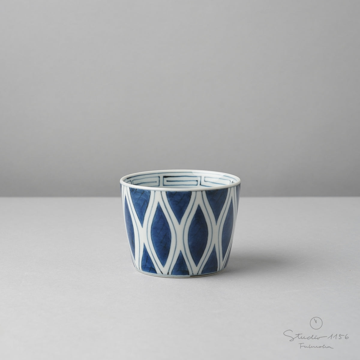 有田焼 染付 立湧紋 そば猪口(大) 220ml Riso Studio1156