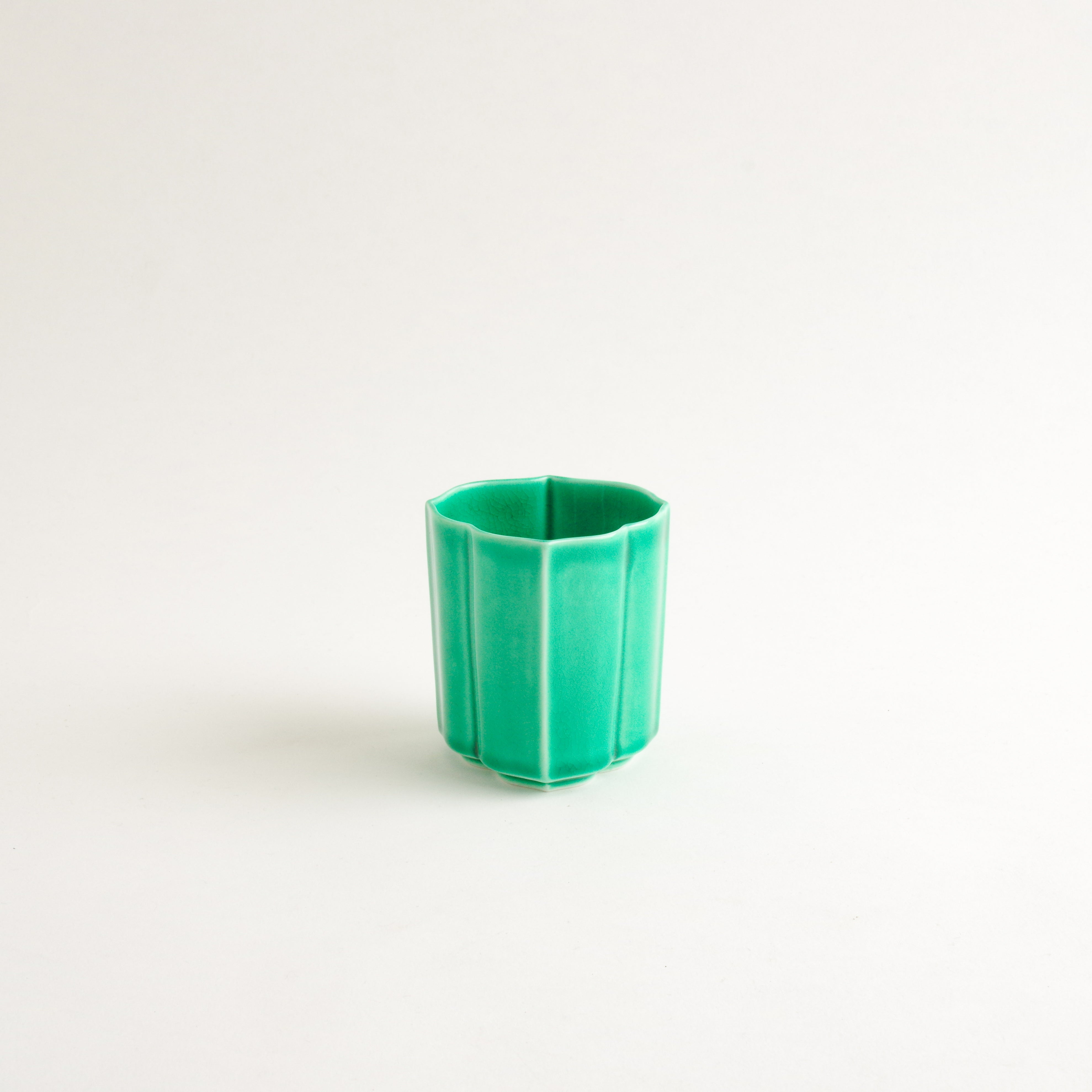 伊万里焼 宝珠型 筒小付 7cm [全2種] 緑交趾(グリーン) Sehyo Studio1156