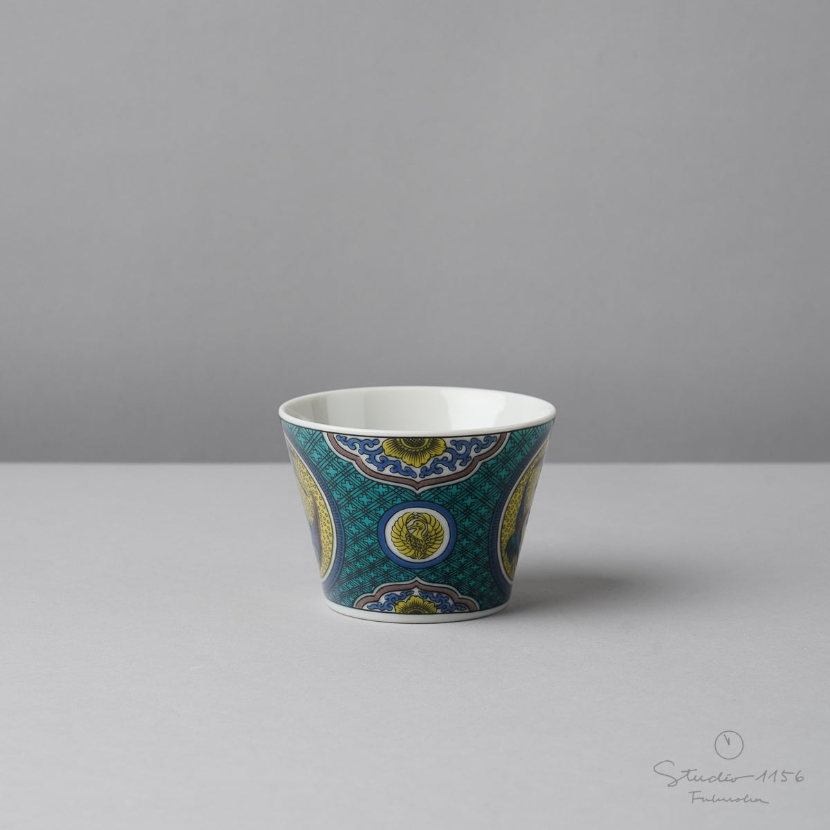 九谷焼 十趣杯 ぐい呑みカップ 150ml Seikou Studio1156