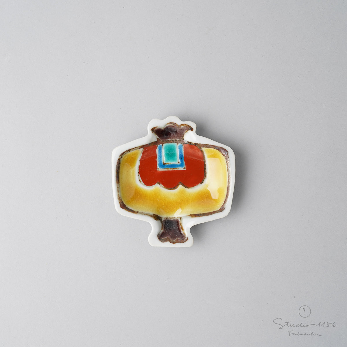 九谷焼 縁起豆皿 7~9cm 小槌 Soukyu Studio1156