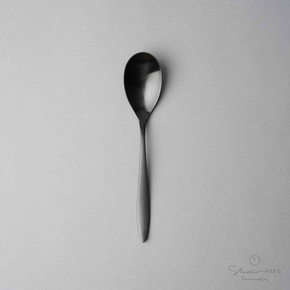 新潟燕カトラリー ALBI アルビ BK(ブラック) デザートスプーン Todai Studio1156