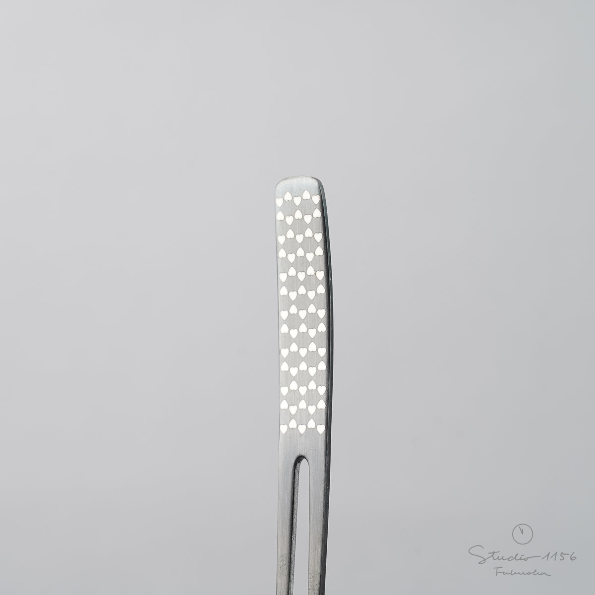 新潟燕カトラリー かんざし ピックフォーク 和柄ブラック 9cm Todai Studio1156