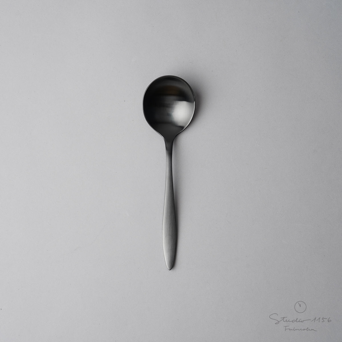 新潟燕カトラリー ALBI アルビ BK(ブラック) ブイヨンスプーン Todai Studio1156