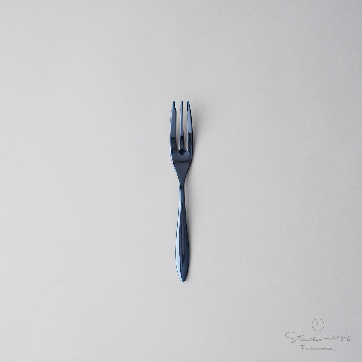 新潟燕カトラリー ALBI アルビ IN(イオンプレーティング ネイビー) ケーキフォーク Todai Studio1156