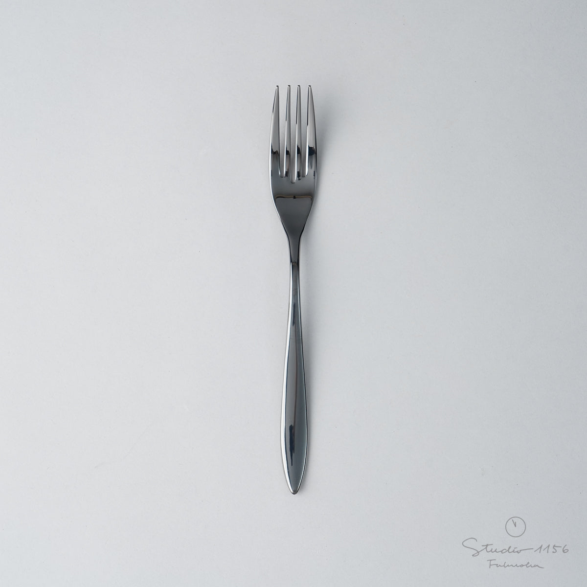 新潟燕カトラリー ALBI アルビ IB(イオンプレーティング ブラック) デザートフォーク Todai Studio1156