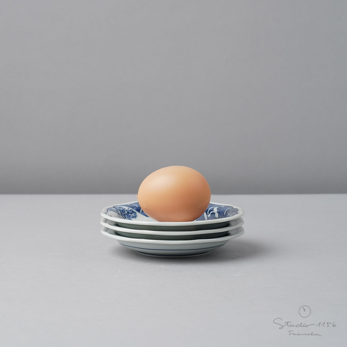 波佐見焼 染付紅葉鹿絵 八角小皿 10.5cm Takayama Studio1156