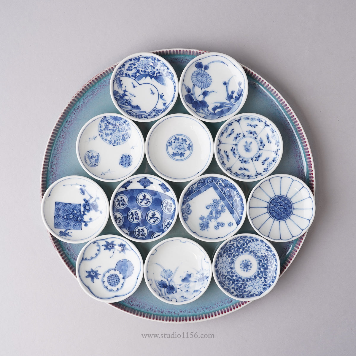 波佐見焼 染付 姫皿 豆皿 6cm Takayama Studio1156