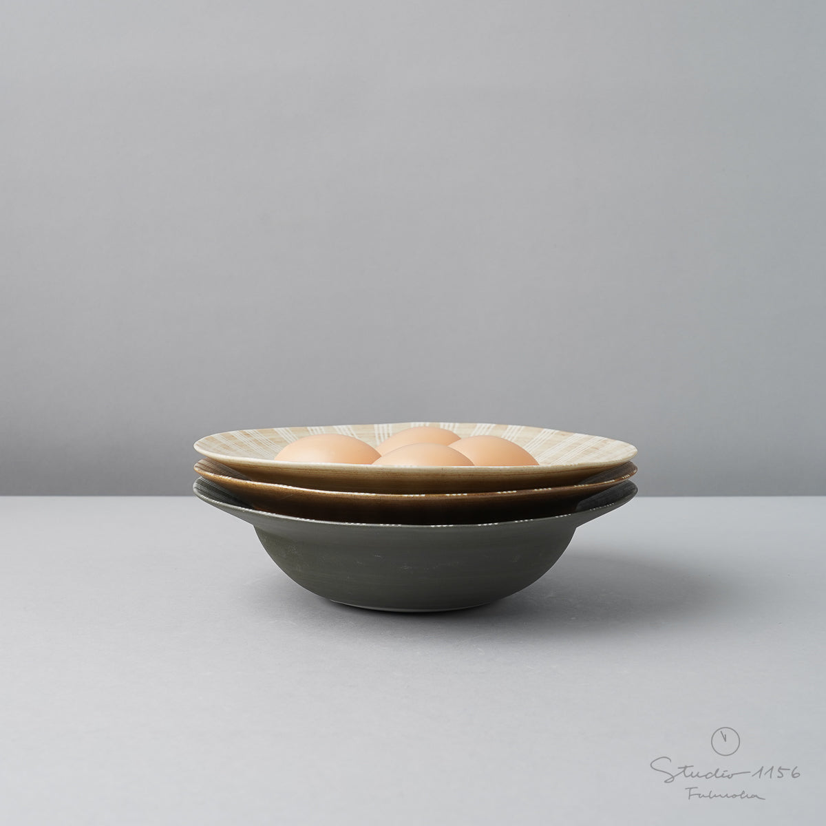 波佐見焼 シャビーシック ボウル M 18.5cm Wazan Studio1156