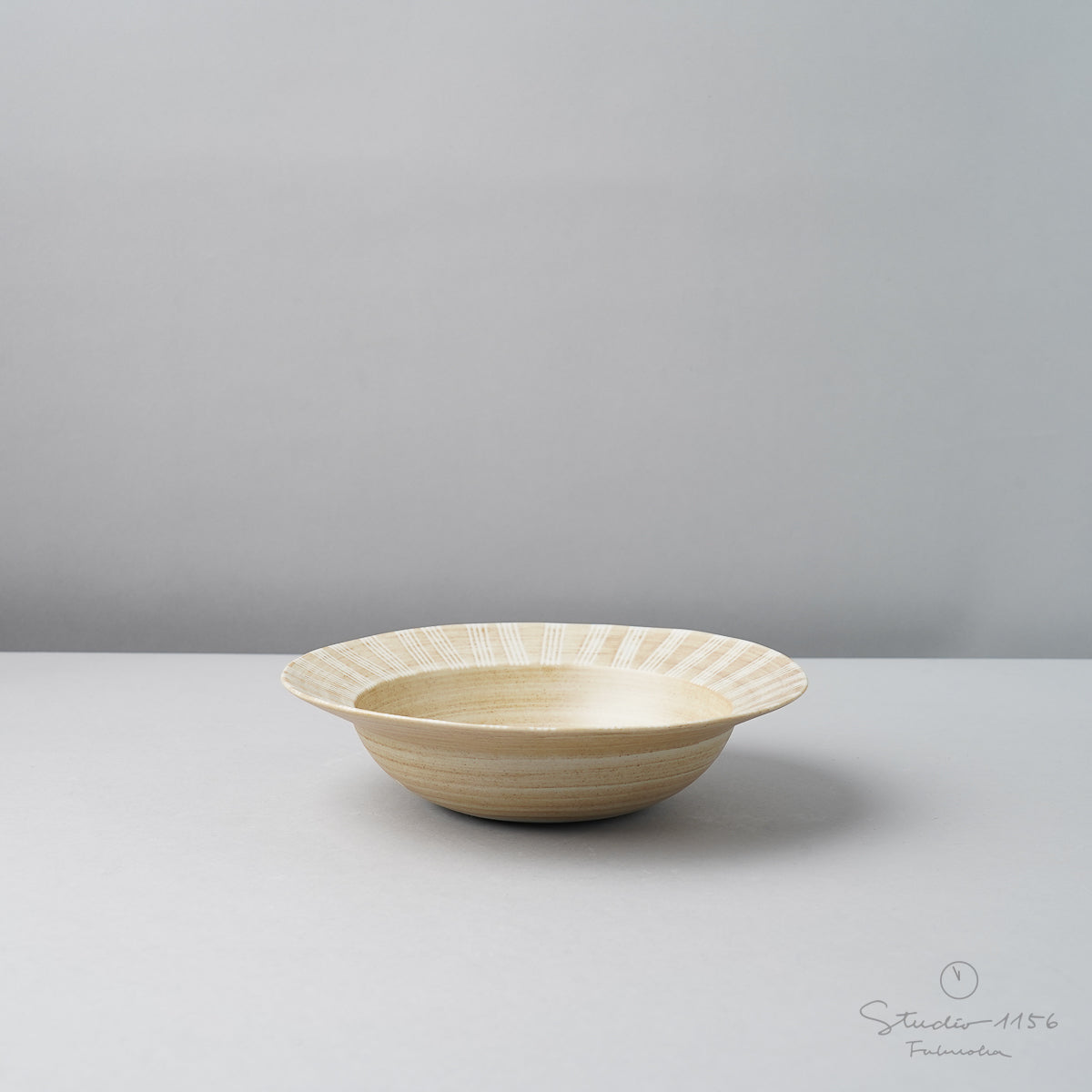波佐見焼 シャビーシック ボウル M 18.5cm ナチュラル Wazan Studio1156