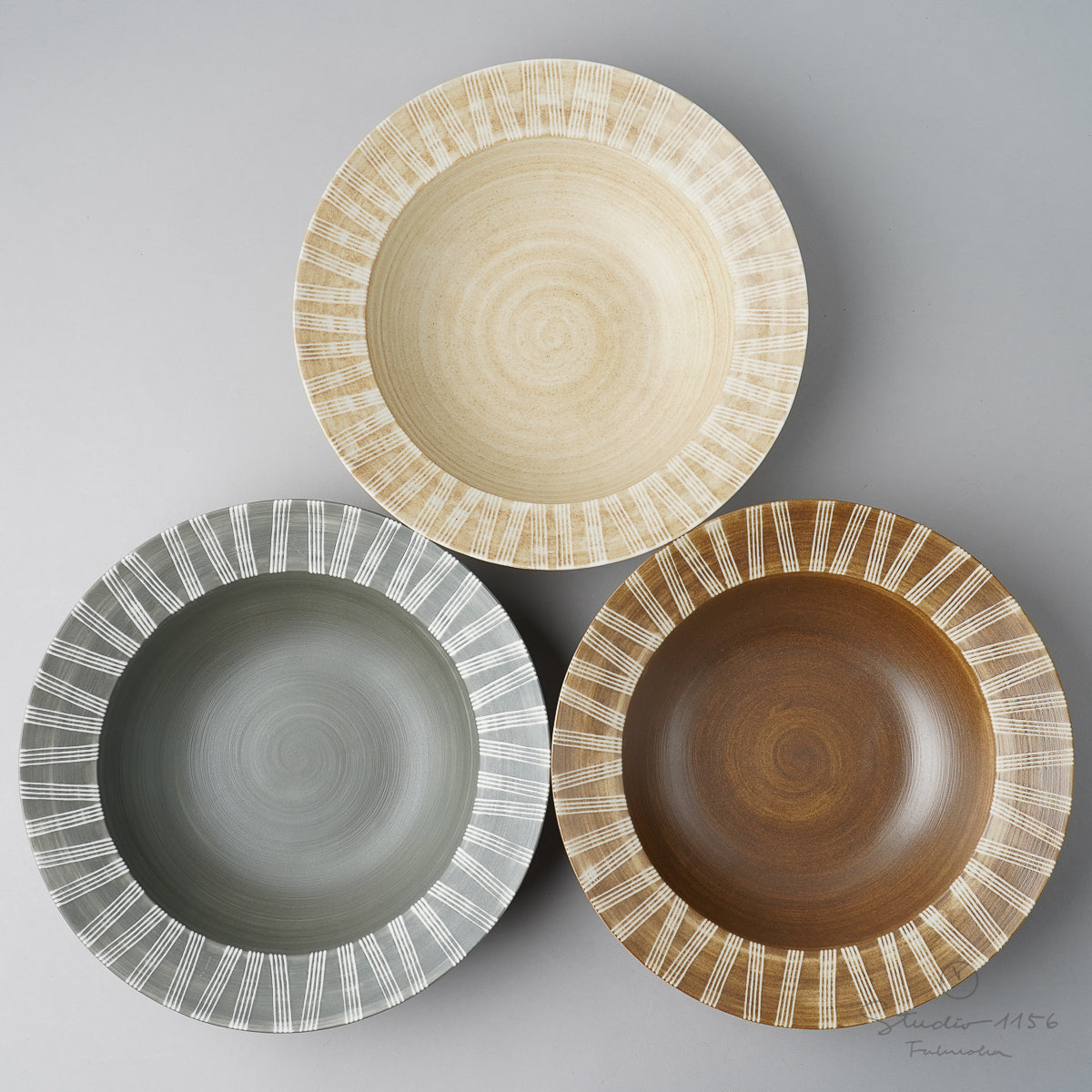 波佐見焼 シャビーシック ボウル L 24cm Wazan Studio1156