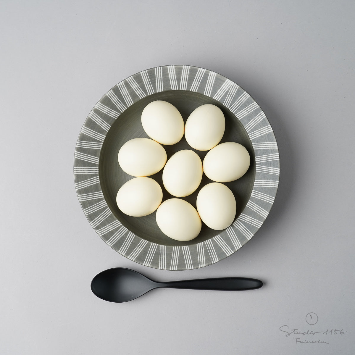 波佐見焼 シャビーシック カレーパスタプレート 22cm Wazan Studio1156