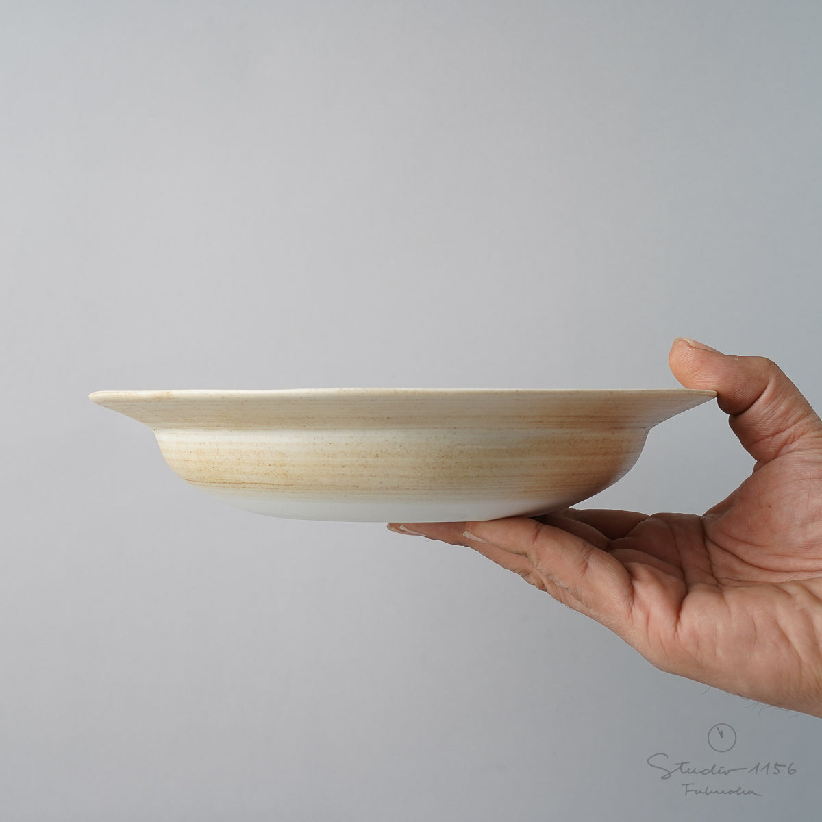 波佐見焼 シャビーシック カレーパスタプレート 22cm Wazan Studio1156