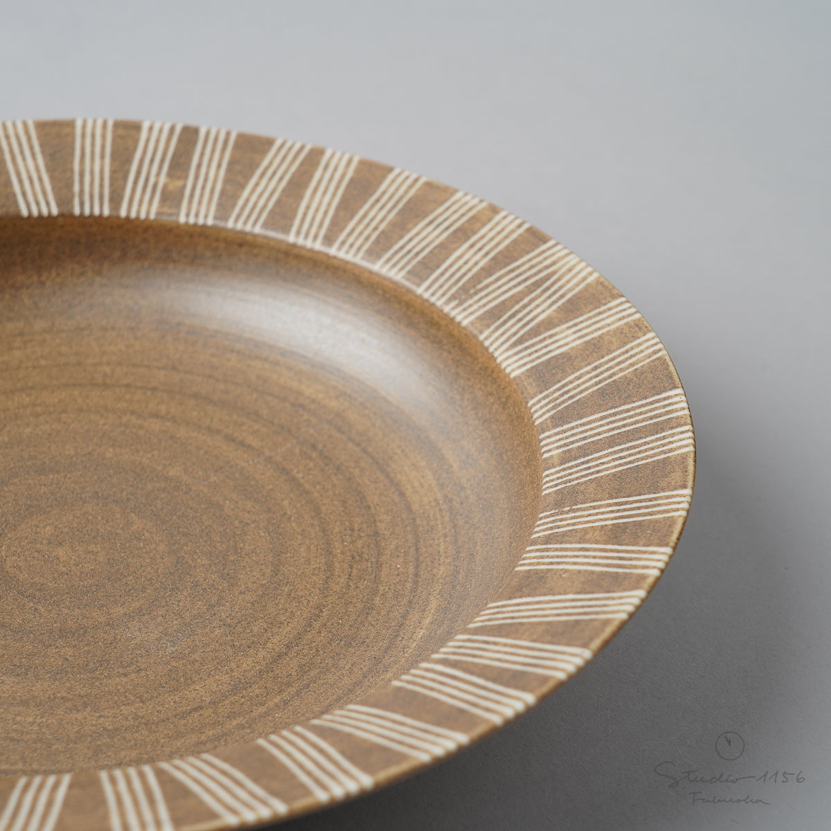 波佐見焼 シャビーシック カレーパスタプレート 22cm Wazan Studio1156