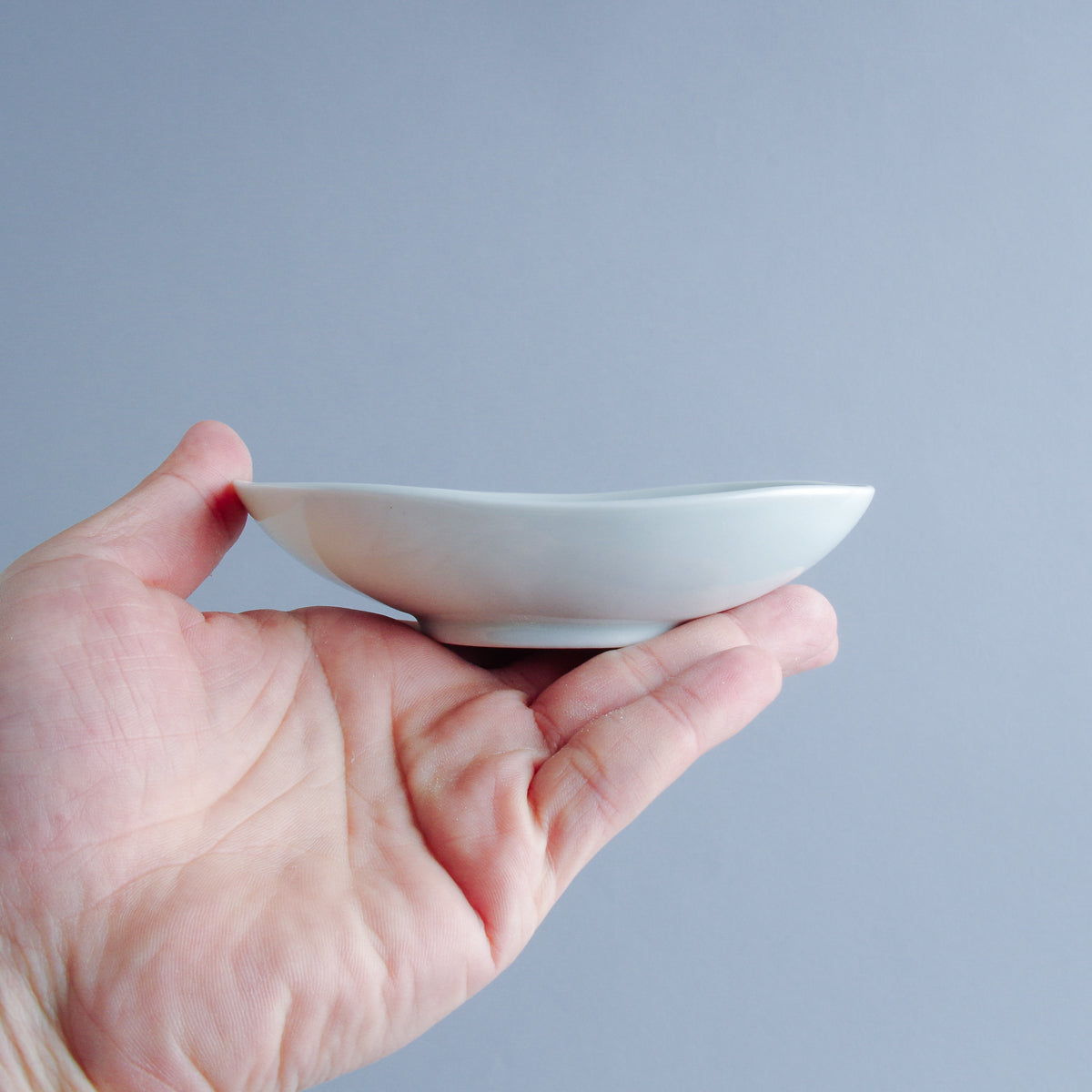 波佐見焼 染付木立 楕円皿(小) 13cm Yamashita Studio1156