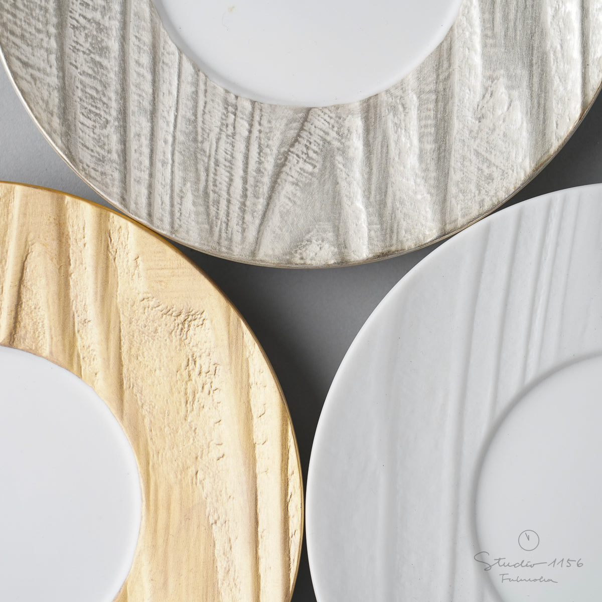 有田焼 木目彫 コーヒーカップ&ソーサー 160ml Yamahei Studio1156