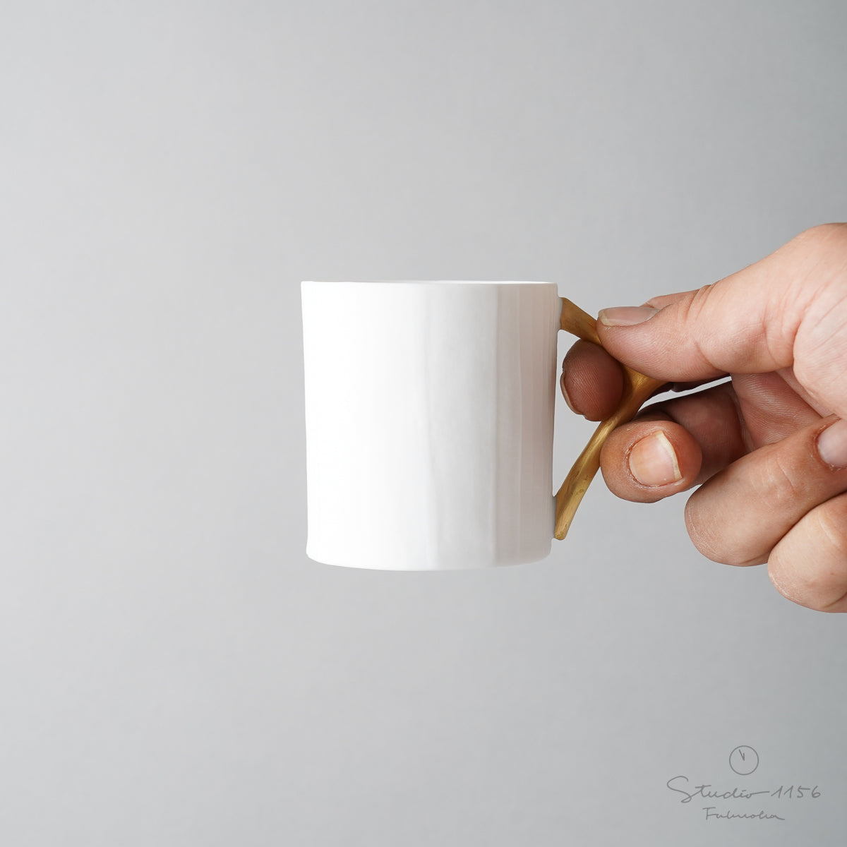 有田焼 木目彫 コーヒーカップ&ソーサー 160ml Yamahei Studio1156