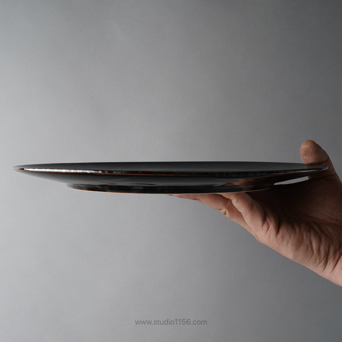 有田焼 泡シリーズ ワイドリムプレート 30cm Yamahei Studio1156