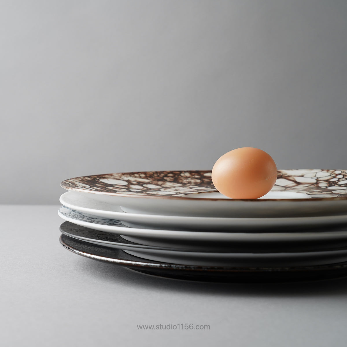 有田焼 泡シリーズ ワイドリムプレート 30cm Yamahei Studio1156