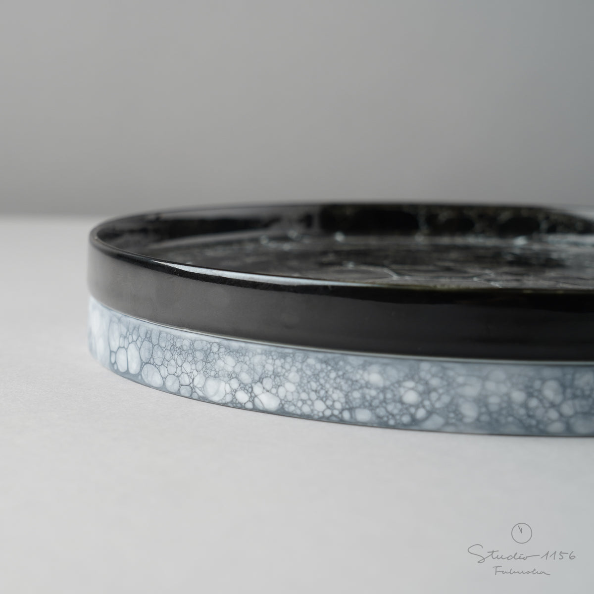 有田焼 フラットプレート w/ Straight-rim 19cm Yamahei Studio1156