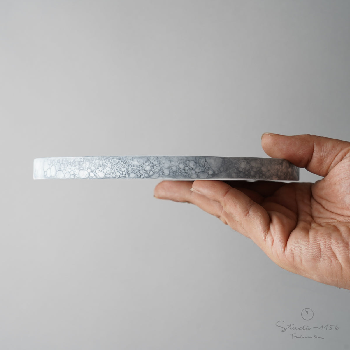 有田焼 フラットプレート w/ Straight-rim 19cm Yamahei Studio1156